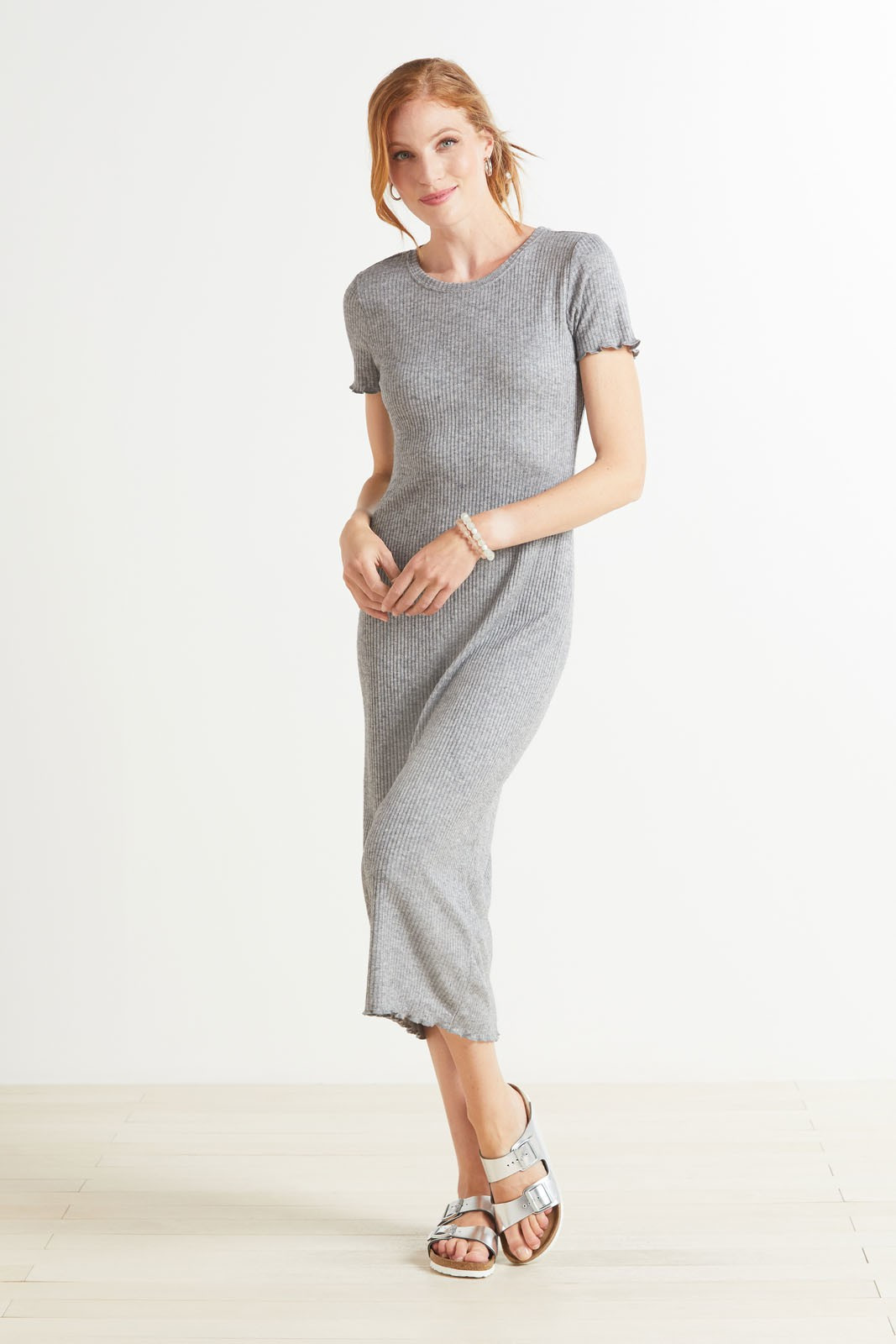Z SUPPLY Dunne Ribbed Midi Dress | EVEREVE | Evereve