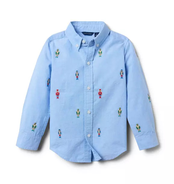 The Embroidered Oxford Shirt | Janie and Jack