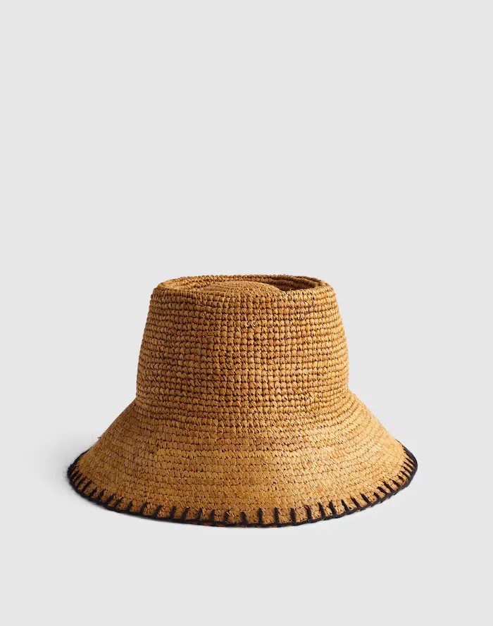Blanket-Stitch Lantern Hat | Madewell