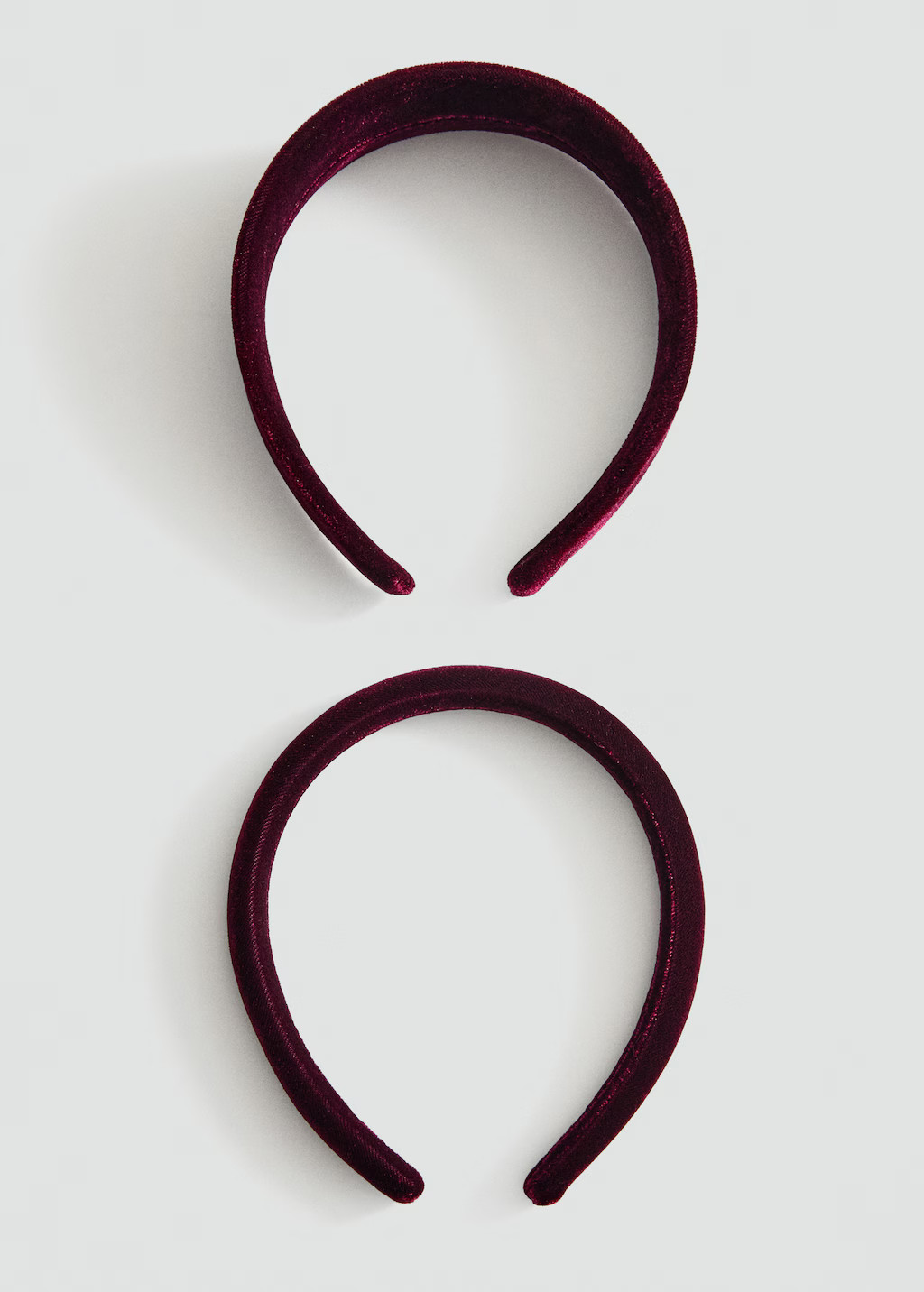 Pack of 2 velvet headbands | MANGO (UK)
