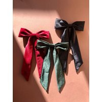 Velvet Bow Hair Accessory | Etsy (US)