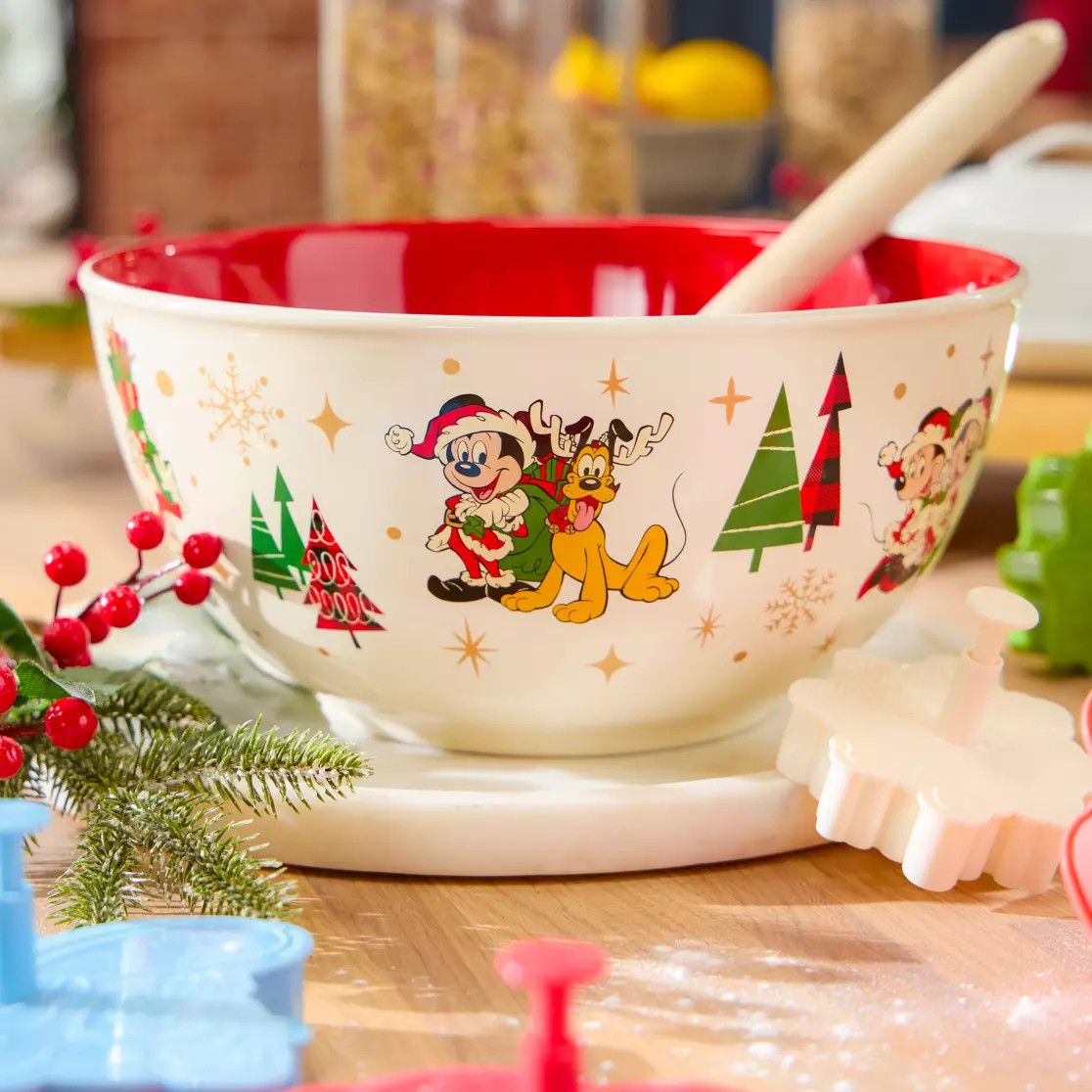 Mickey Mouse and Friends Holiday Mixing Bowl | Disney Store