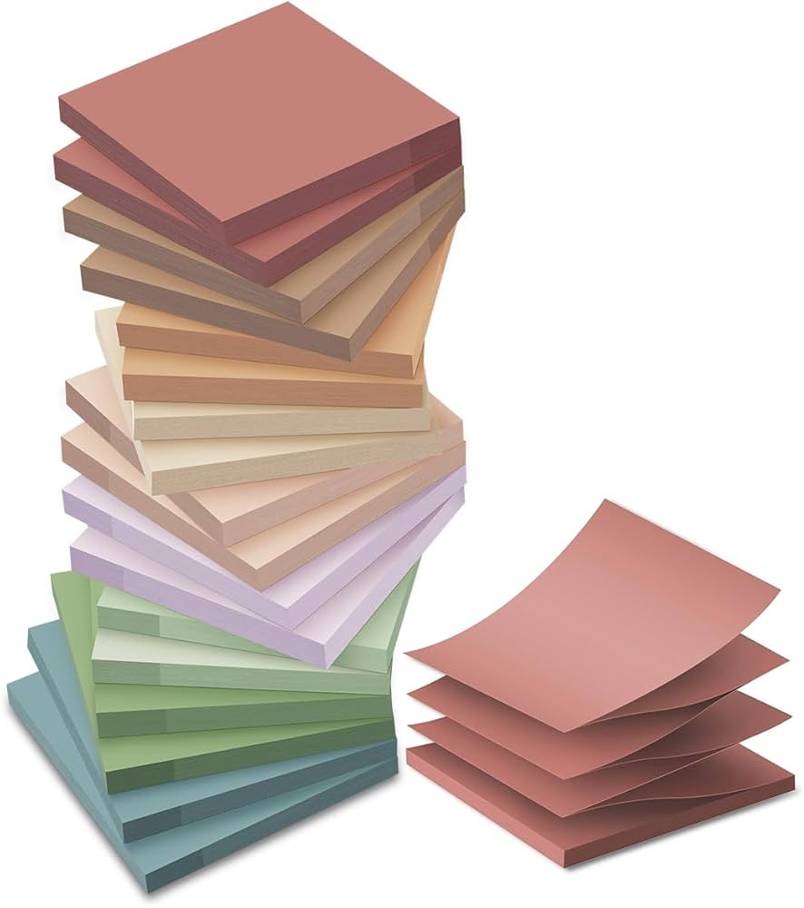 (18 Pack) Pop Up Sticky Notes Refill,3x3 in Popup Notepads,Accordion Stickies Super Sticking Powe... | Amazon (US)