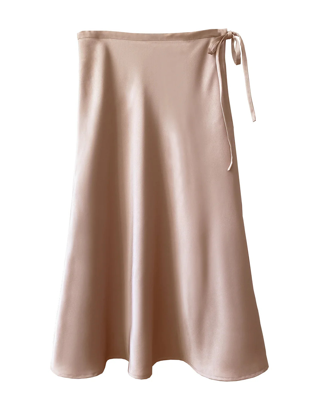 Kate Slip Skirt in Taupe | Classic Six