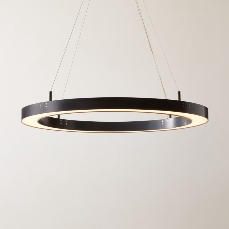 Misura Black Metal Pendant Light | CB2 | CB2