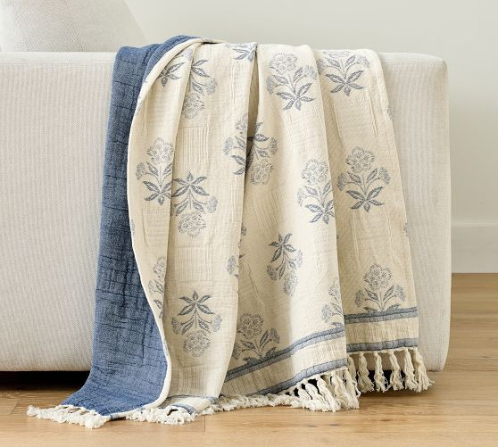 Kona Jacquard Throw | Pottery Barn (US)