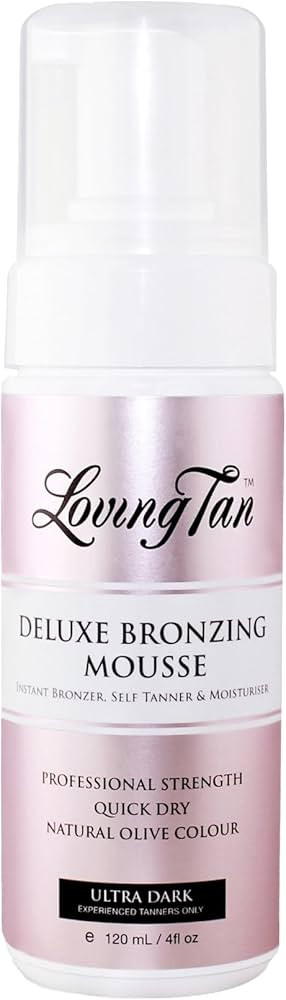 Loving Tan Deluxe Bronzing Mousse, Ultra Dark-Streak Free, Natural looking, Professional Strength... | Amazon (US)