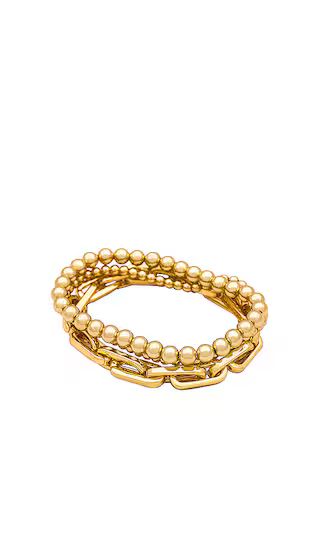 Alexandria Bracelet in Gold | Revolve Clothing (Global)