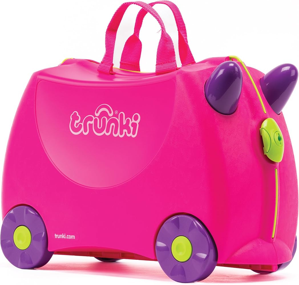 Trunki Ride-On Kids Suitcase | Tow-Along Toddler Luggage | Carry-On Cute Bag with Wheels | Kids L... | Amazon (US)