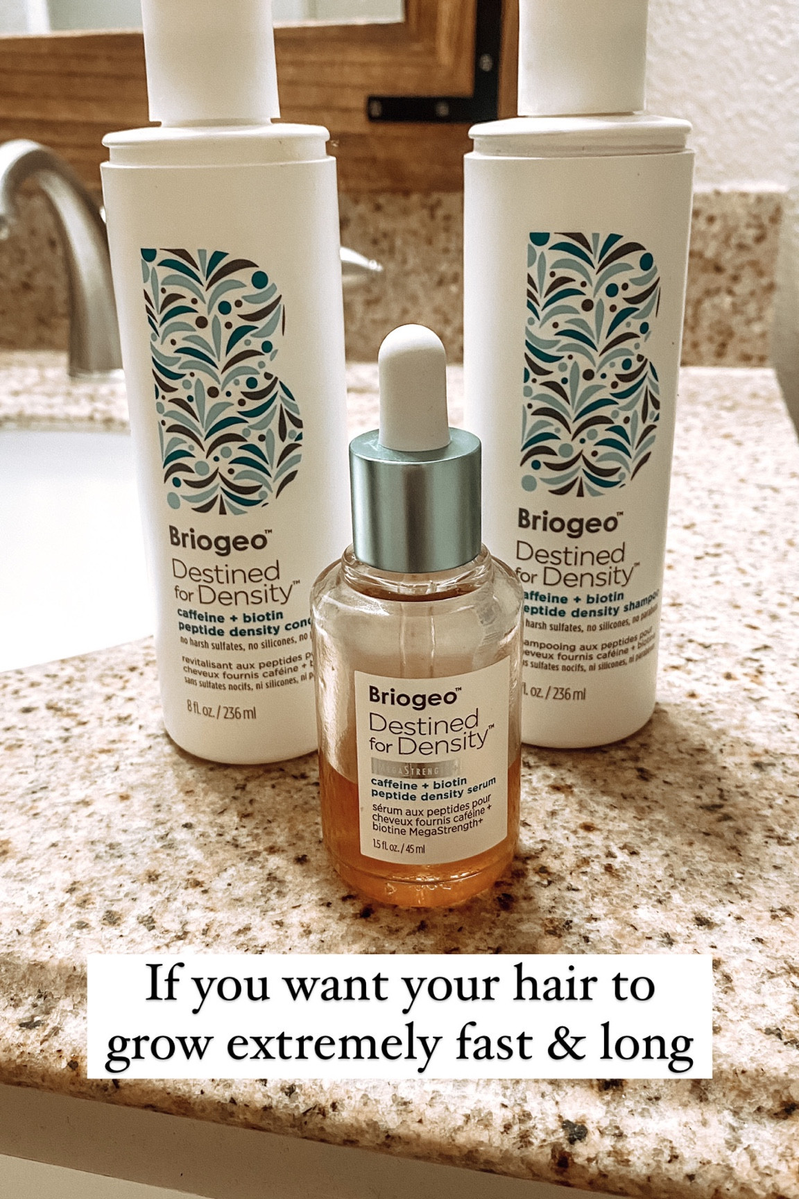 I swear my hair grew 4 inches over night after I started using this briogeo destined for destiny shampoo, conditioner, and scalp serum! 

Ulta is running a 2 for $40 sale right now (: 

#LTKfindsunder50 #LTKbeauty #LTKsalealert