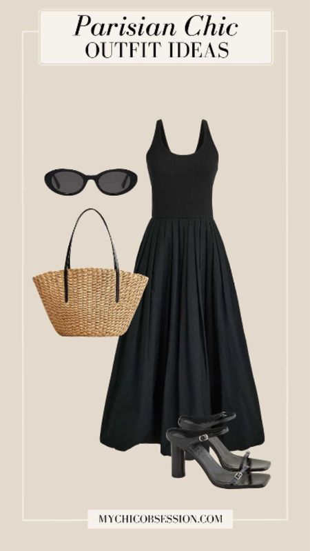 The volume in this skirt adds the perfect amount of vintage drama that you can accentuate with a simple pair of strappy black heels, and oval sunglasses.

Complete your summer date night look with a basket tote – perfect for holding a bottle of wine to take with you to go to enjoy with dessert at home!

#LTKSeasonal #LTKStyleTip