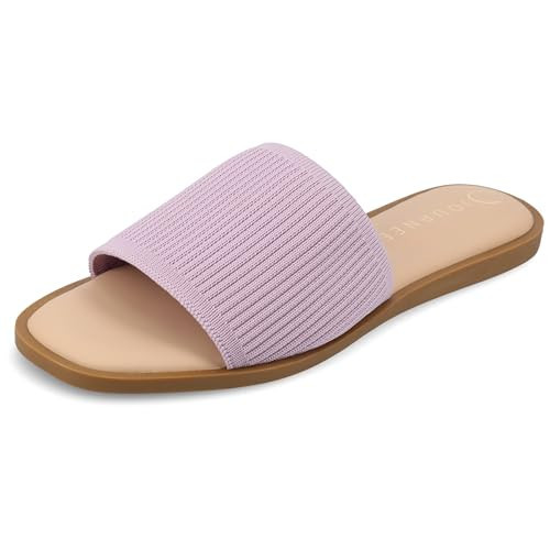 Journee Collection Women's Prisilla Slide Sandal, Lilac, 7.5 | Amazon (US)