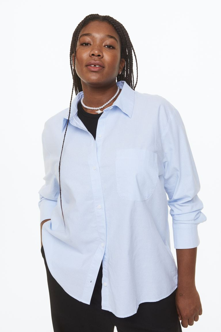 H&M+ Oxford Overshirt | H&M (US + CA)