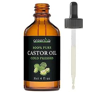 GreenIVe - 100% Pure Castor Oil - Cold Pressed - Hexane Free - Exclusively on Amazon (4 Ounce) | Amazon (US)