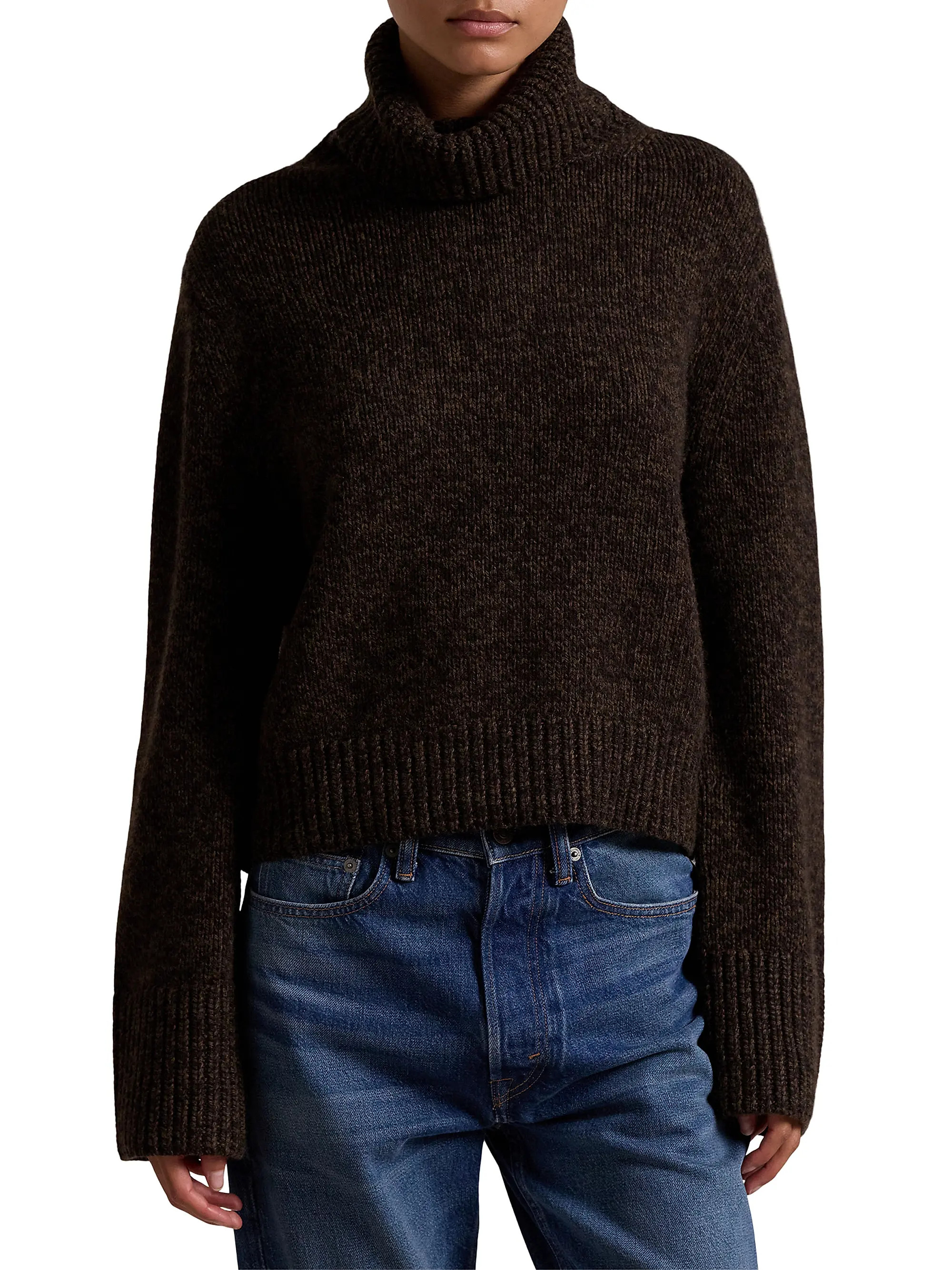Wool-Cashmere Turtleneck Sweater | Saks Fifth Avenue