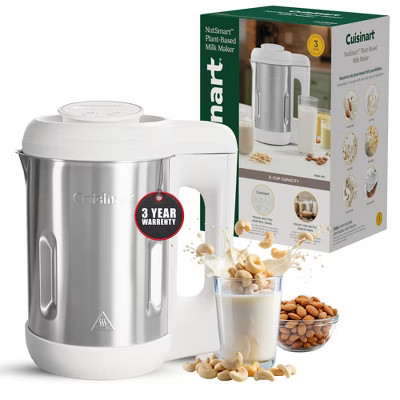 Cuisinart NutSmart 50 Oz Stainless Steel Nut Milk Maker Machine Fast 60 Second Almond Oat Soy Mil... | Target