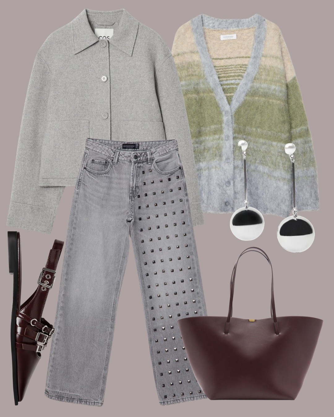 "Chic layers with a touch of edgy elegance—perfect for cool-weather sophistication. Which look speaks to you: studded dark denim or soft gradient hues?

#LTKeurope #LTKwinter #LTKstyletip