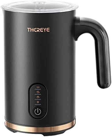 Thereye Milk Frother, 4-in-1 Electric Milk Steamer, 10.1oz/300ml Automatic Hot/Cold Foam Maker and M | Amazon (US)