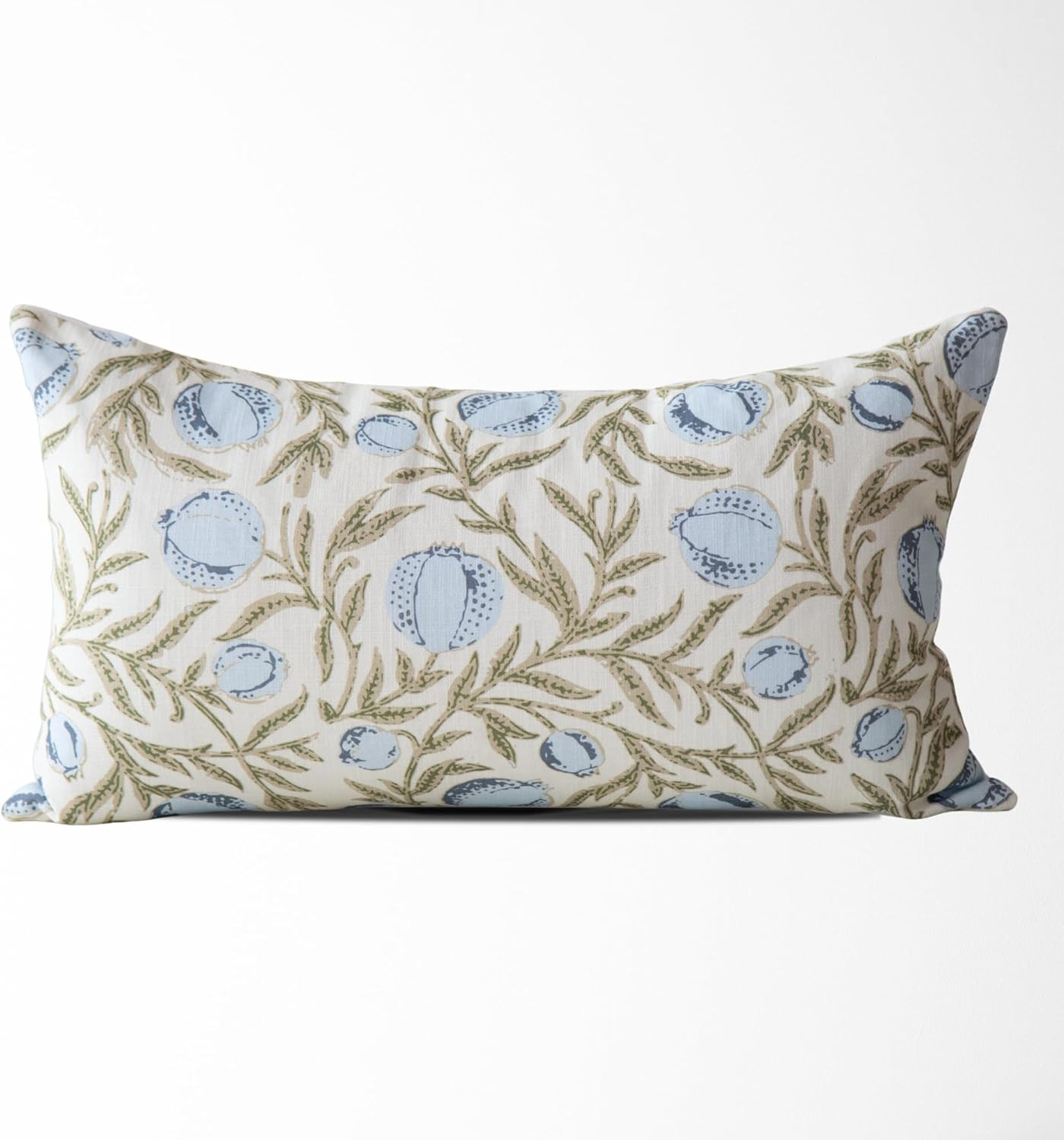 Tajik Home Alisa Block Print Pomegranate Pillow Cover – 100% Cotton Decorative Throw Pillow Cov... | Amazon (US)