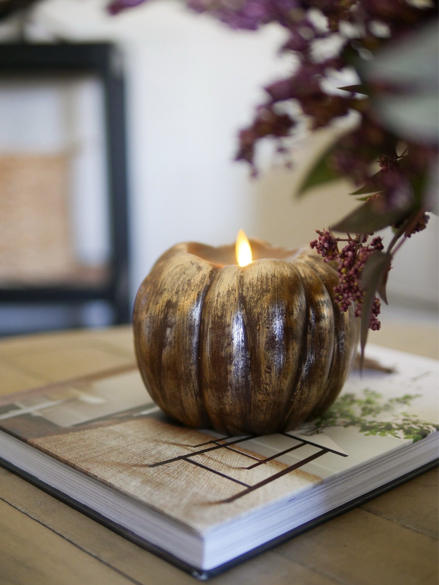 The prettiest LED pumpkin candle 🕯️

#LTKHome