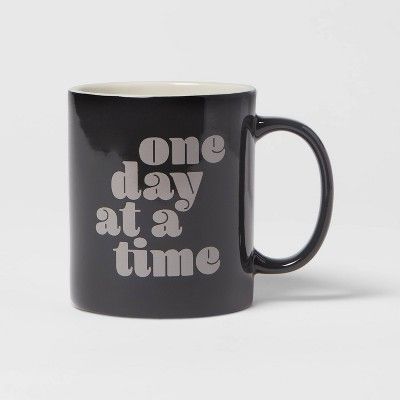 15oz Stoneware One Day At A Time Mug - Room Essentials™ | Target
