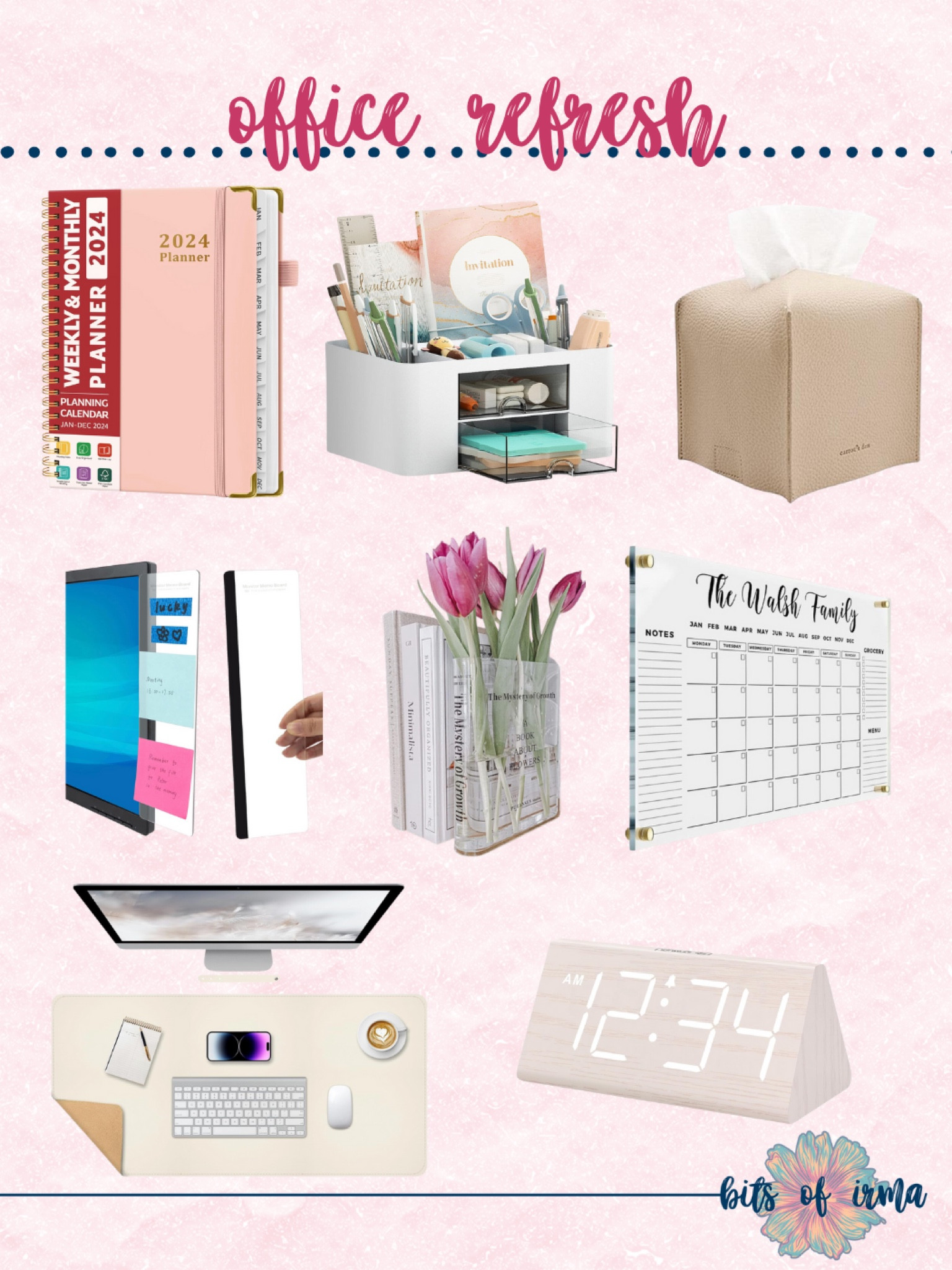 Office Refresh

Office Refresh | Workspace Essentials | Modern & Functional Office Finds | Declutter Your Desk | Stylish Organization Solutions | Productivity Boosters | 2025 Planner Goals | Minimalist Desk Accessories | Perfect for Home Office Setup | Create a Motivating Workspace | Refresh Your Office Vibes

#LTKGiftGuide #LTKFindsUnder50 #LTKHome