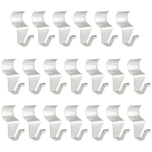 Vinyl Siding Hooks for Hanging (24 Pack), Heavy Duty Stainless Steel Low Profile No-Hole Hanger Hook | Amazon (US)