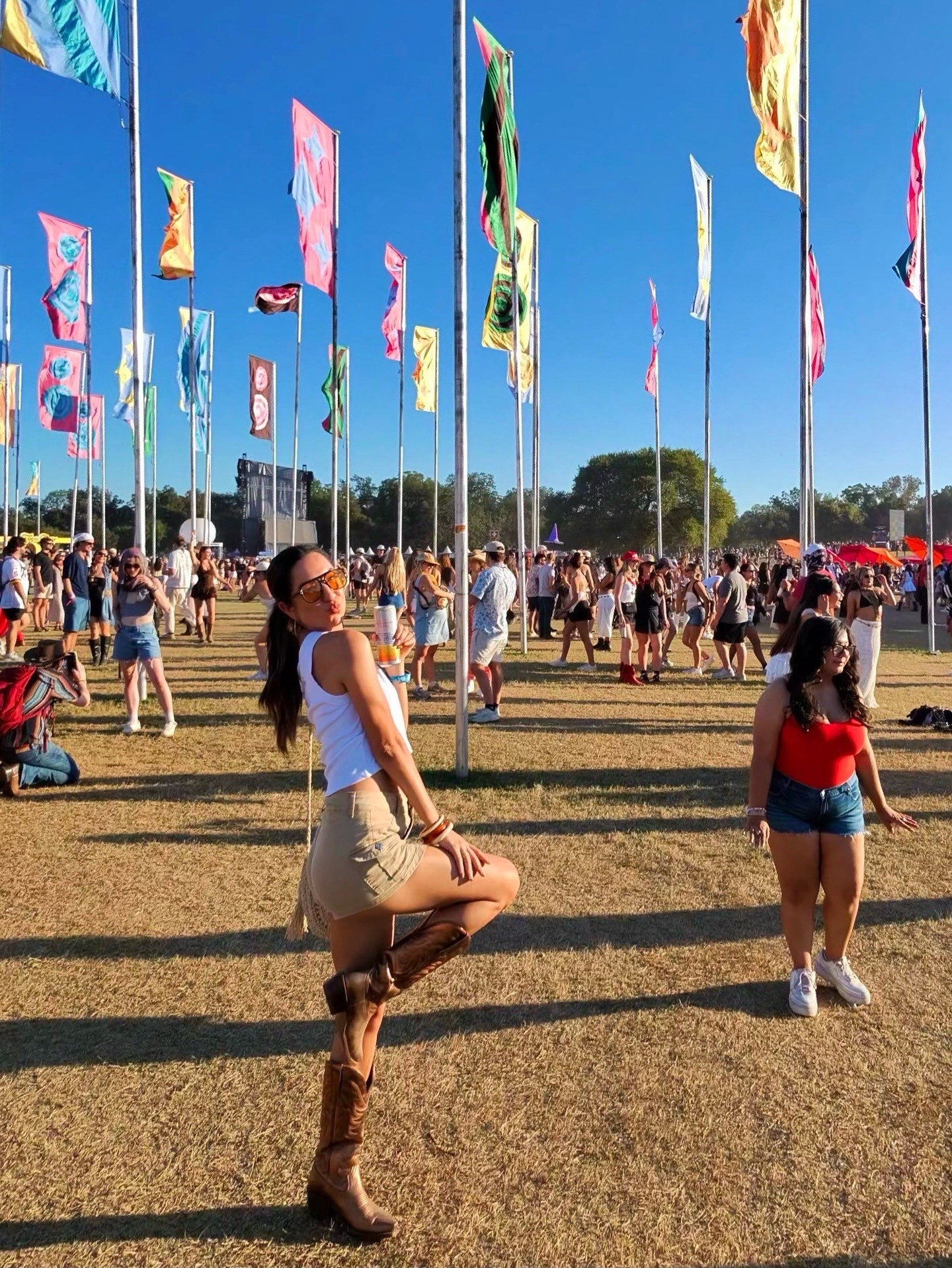 This top was ACL merch and it’s so cute, but I linked everything else including the shades, boots, skort, and purse! 

#LTKSeasonal #LTKItBag #LTKFindsUnder50