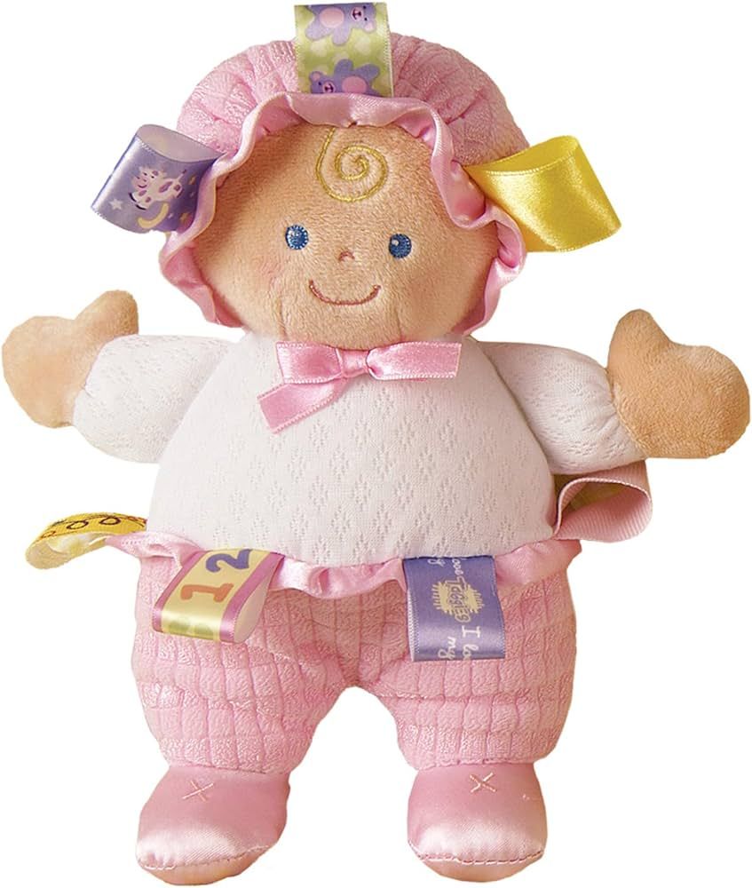 Mary Meyer Taggies Developmental Baby Doll, Pink, 8-Inch | Amazon (US)