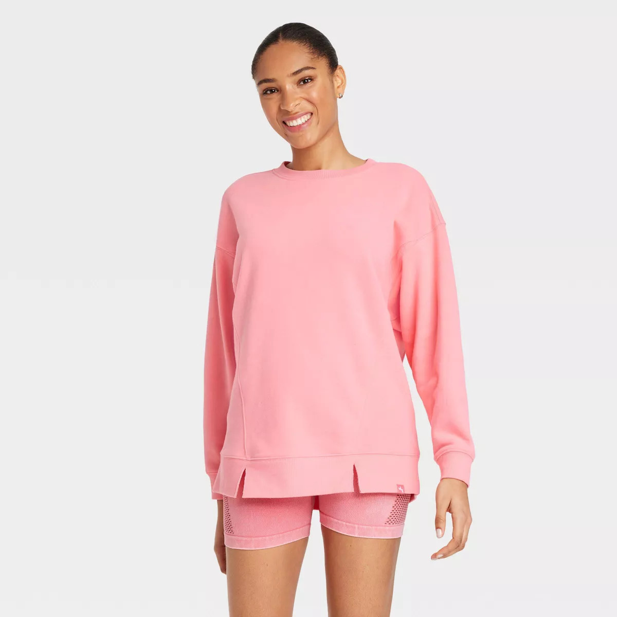 Women's French Terry Oversized Crewneck Sweatshirt - JoyLab™ | Target