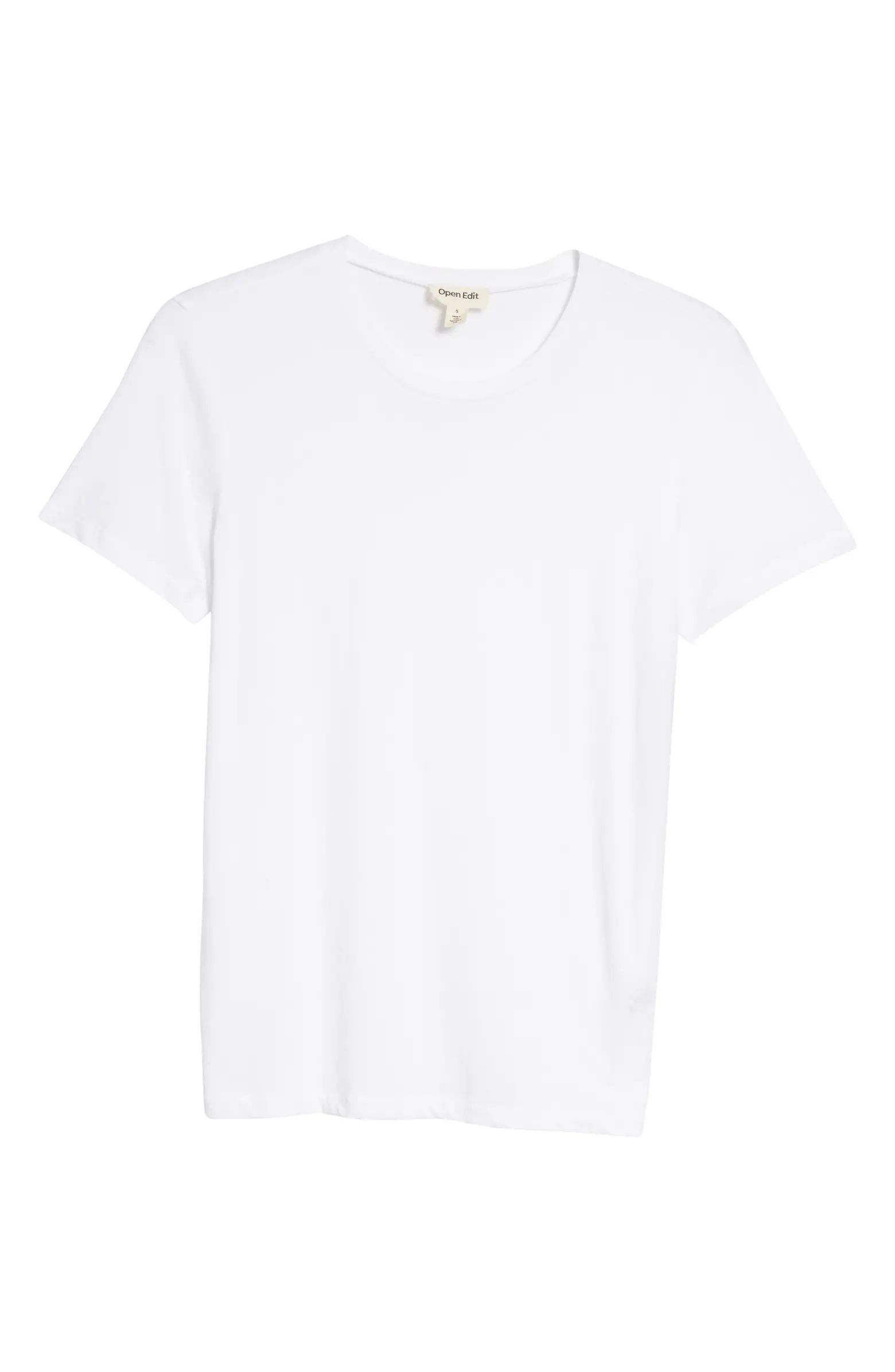 Open Edit Organic Cotton Blend T-Shirt | Nordstrom | Nordstrom