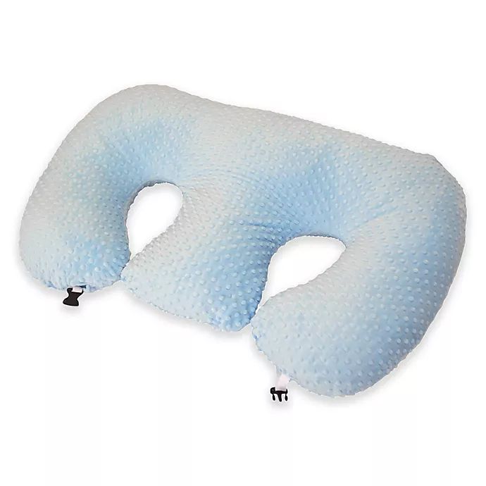 Twin Z Pillow® for Nursing with Blue Slipcover | buybuy BABY