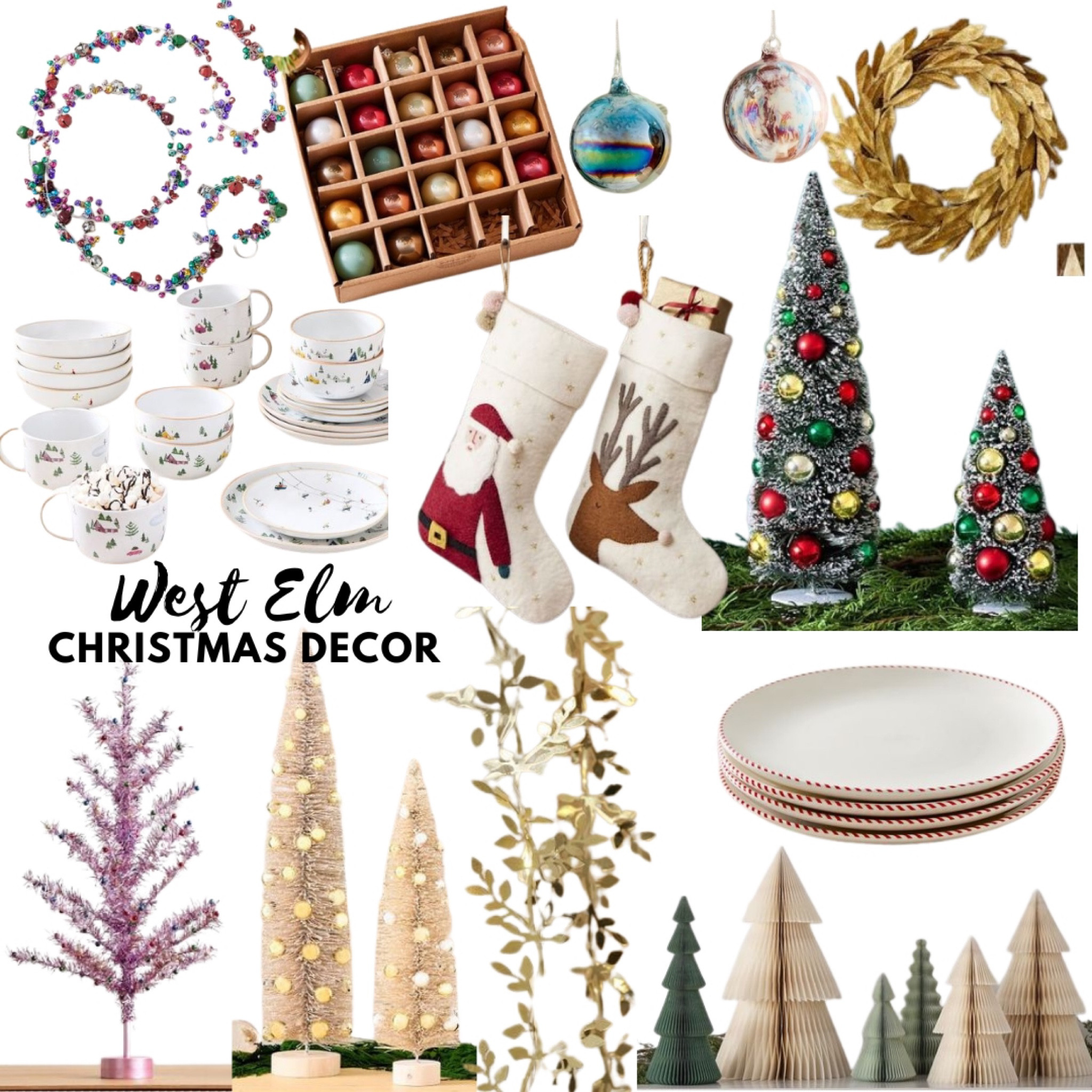 West Elm Christmas decor 

#LTKhome #LTKHoliday