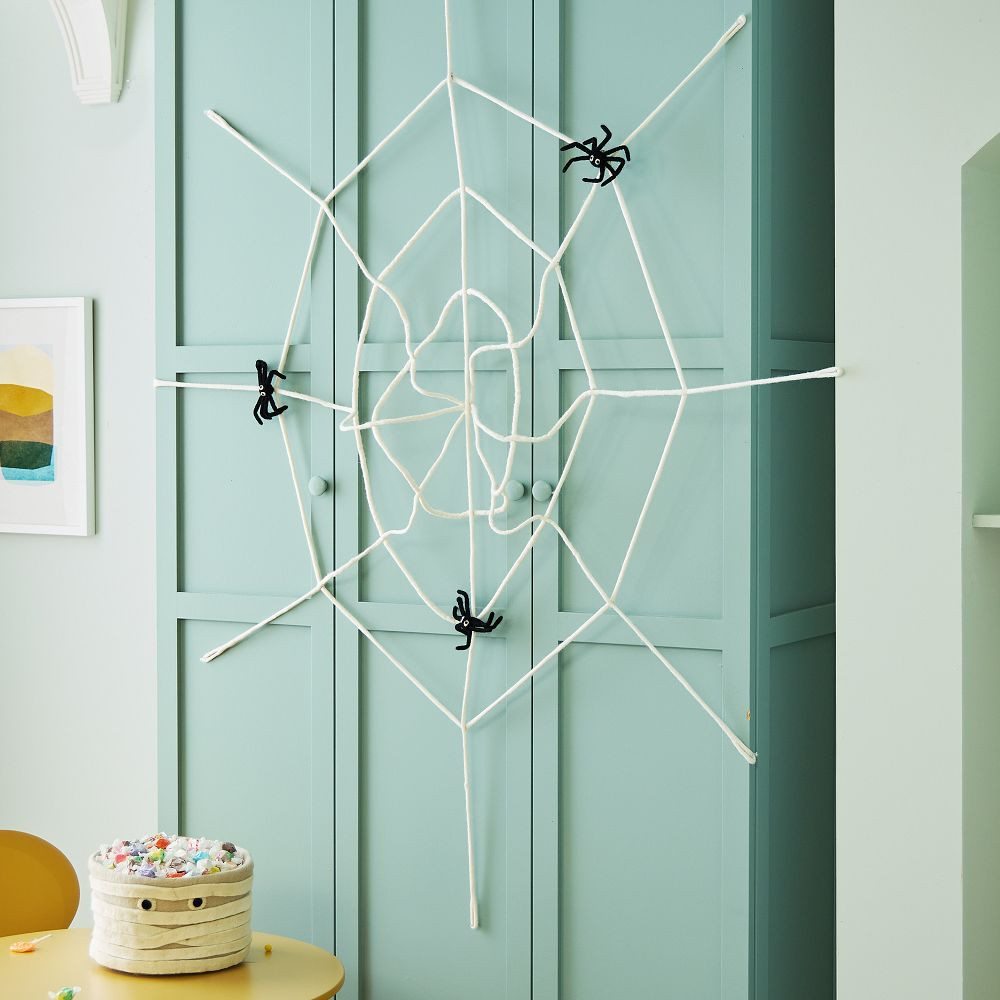 Ed Emberley Felt Spider Web Wall Hanging | West Elm (US)