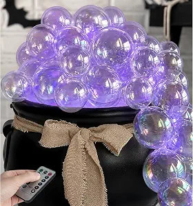 ORIENTAL CHERRY Halloween Decorations Indoor - DIY Bubbling Cauldron Set - Black Plastic Bowl Hoc... | Amazon (US)