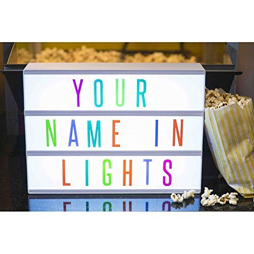 Locomocean Light Up Your Life | Battery Operated Cinematic Light Box (Colour Version) | Amazon (US)