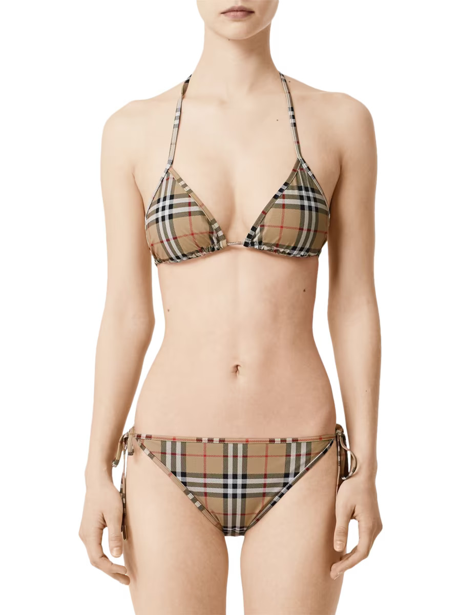 Archive Check Bikini Set | Saks Fifth Avenue