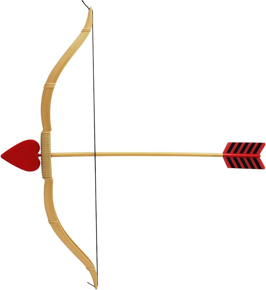 Unisex Adult Mini Cupids Bow and Arrow Set Valentine's Costume Accessory Prop | Amazon (US)