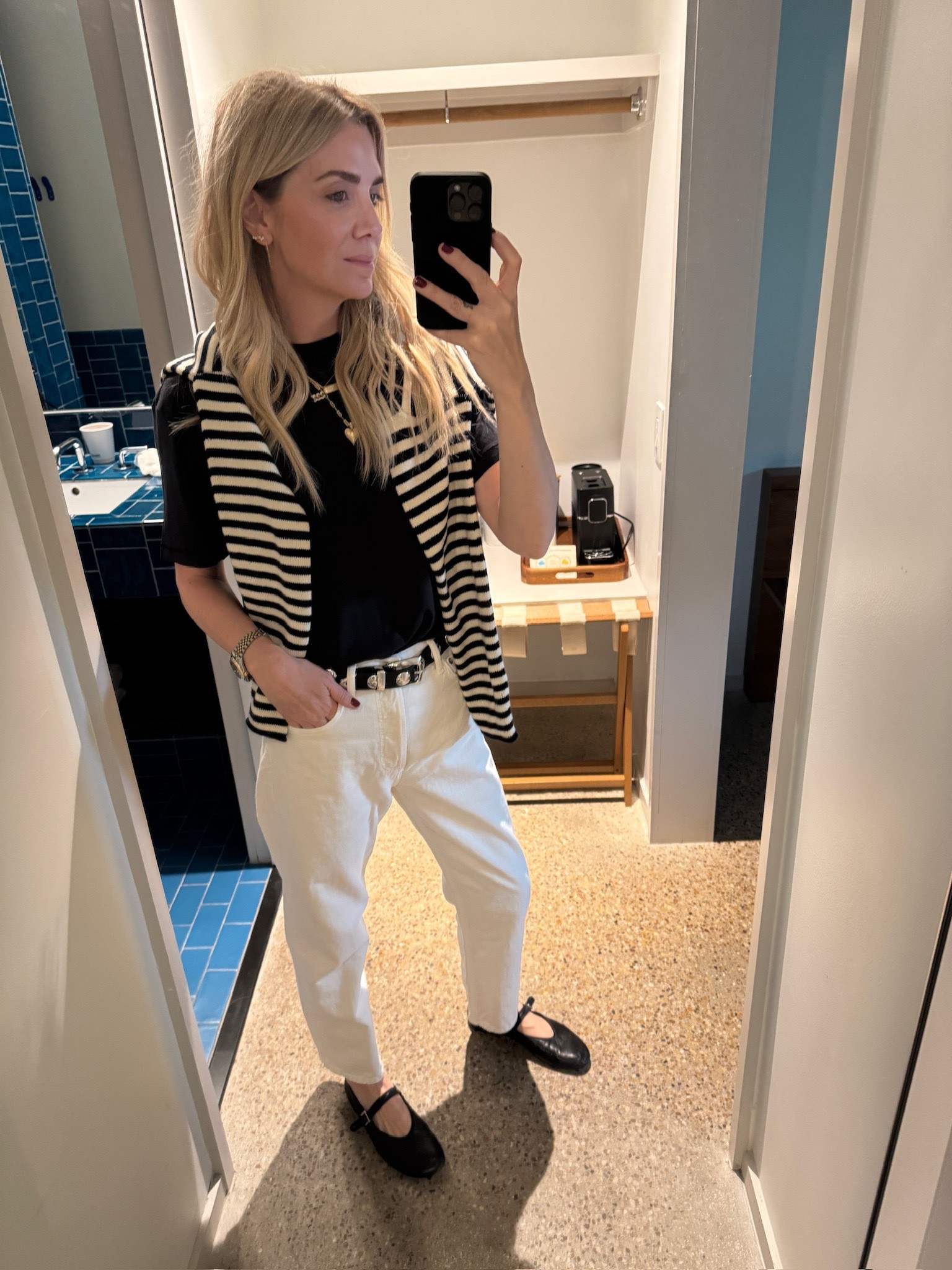 Obsessed with this belt! 

 #LTKStyleTip #LTKWorkwear #LTKShoeCrush