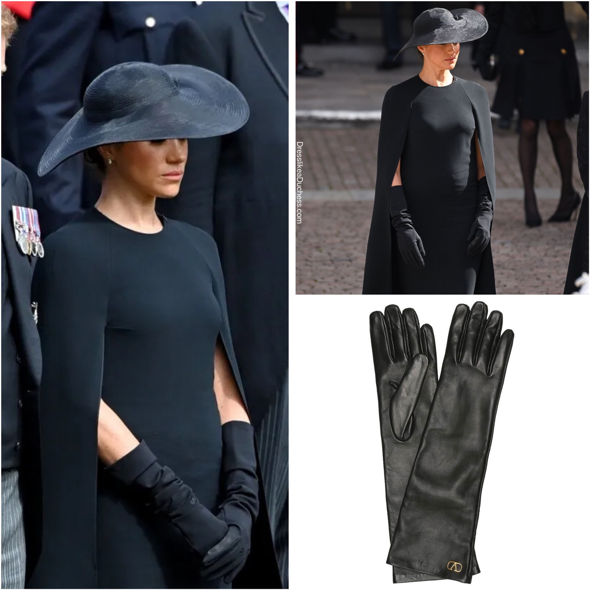 Meghan wearing Valentino logo gloves #accessories

#LTKstyletip