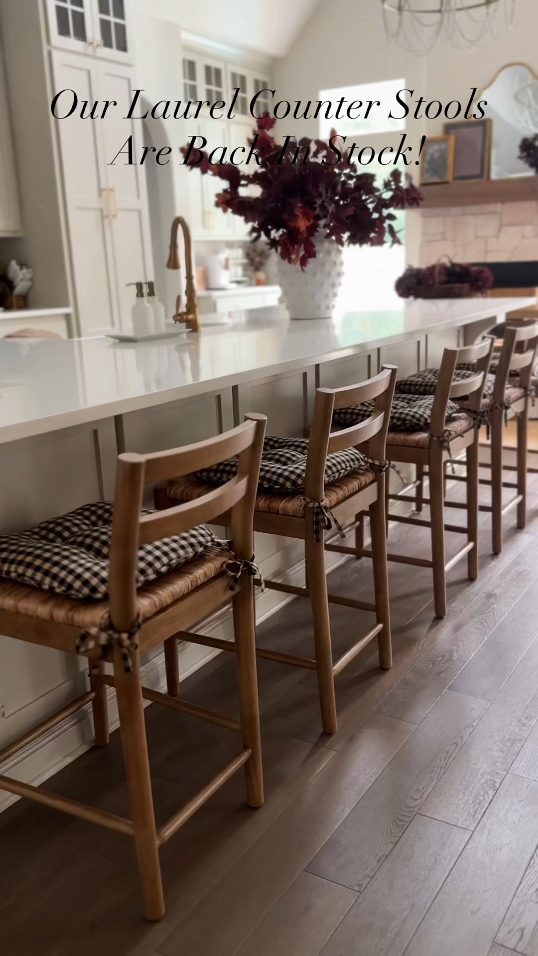 Our Laurel barstools are back in stock! 

#LTKHome #LTKSeasonal