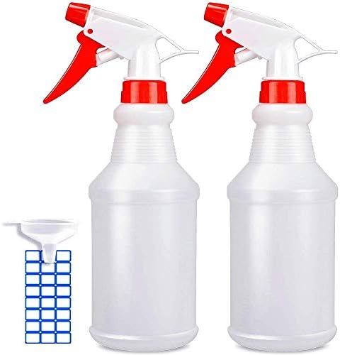 Empty Spray Bottles (16oz/2Pack) - Adjustable Spray Bottles for Cleaning Solutions - No Leak and ... | Amazon (US)