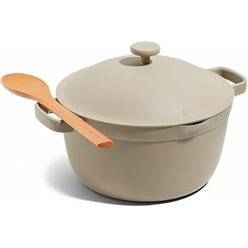 Our Place Perfect Pot | 5.5 Qt Ceramic Pot with Lid & Spatula | Patented 8-in-1, PFAS-Free Nonsti... | Amazon (US)