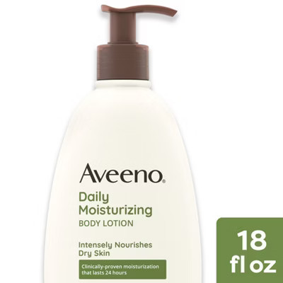 Aveeno Daily Moisturizing Lotion For Dry Skin, Fragrance-Free, 18oz | Target