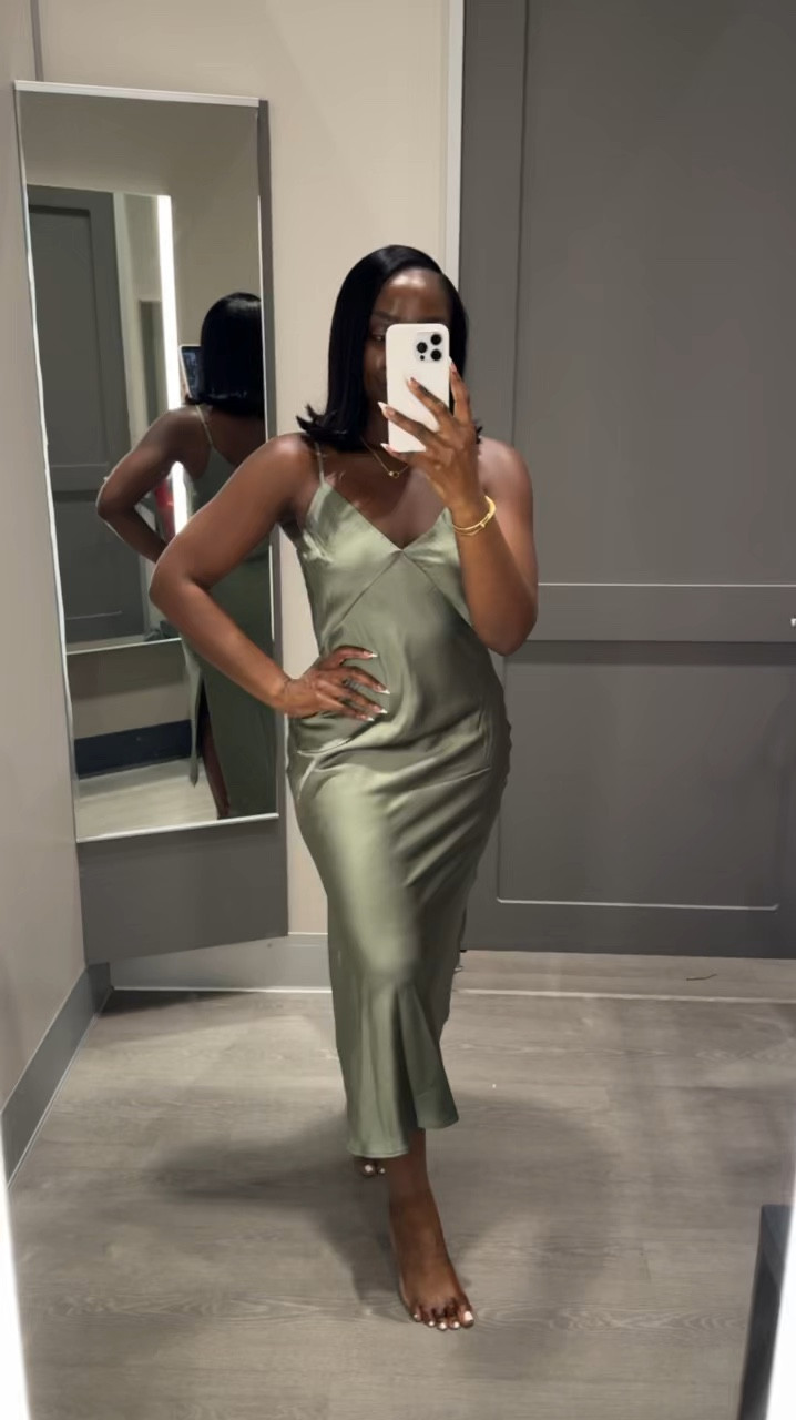 Don’t we love a satin slip dress? Wearing a size S. 

#LTKBeauty #LTKStyleTip #LTKFindsUnder50