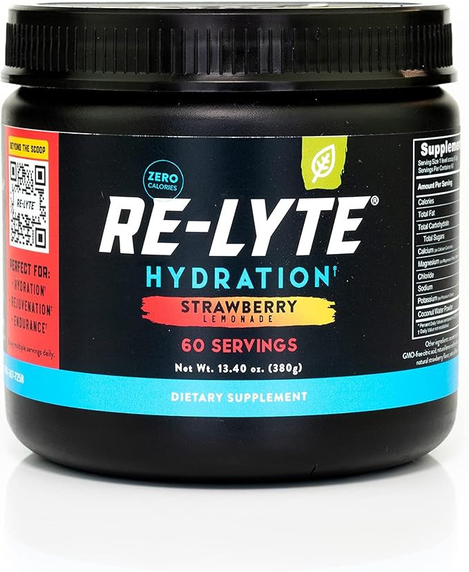 REDMOND Re-Lyte Hydration Electrolyte Powder Mix (Strawberry Lemonade) | Amazon (US)