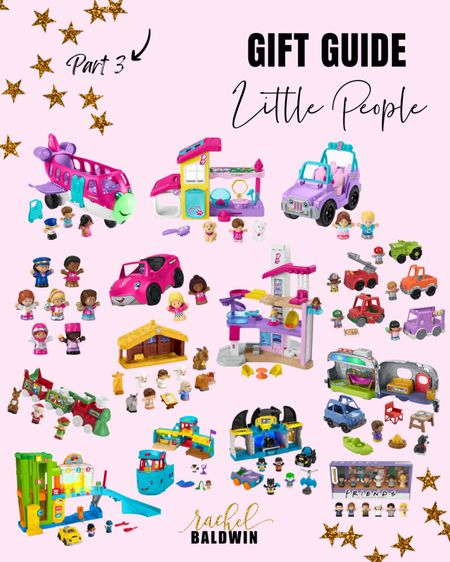 It’s officially the holiday season!! 🎄🥰 And that means it’s time for GIFT GUIDES🎁

Here’s a roundup of Little People play sets (part 3 of 3!). This group features miscellaneous theme favs, including Barbie, Batman, holiday, and more 🩷🦇🎅 

#LTKkids #LTKHoliday #LTKGiftGuide