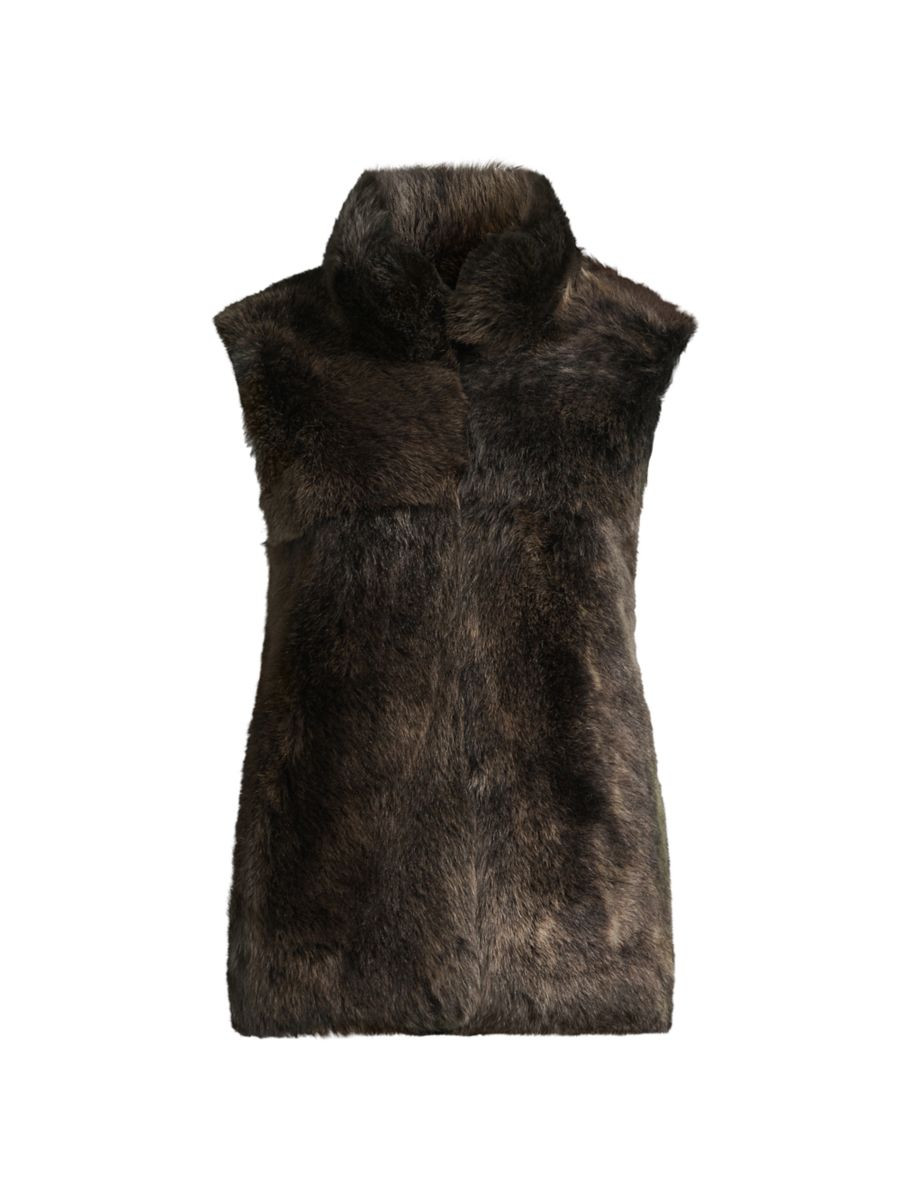 Pologeorgis Brisa Shearling Vest | Saks Fifth Avenue
