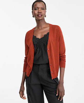 Women's V-Neck Cardigan Sweater | Macy's