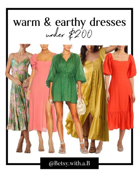 Warm & Earthy spring special occasion dresses for Easter, graduation, weddings, and more. 


#LTKwedding #LTKstyletip #LTKSeasonal